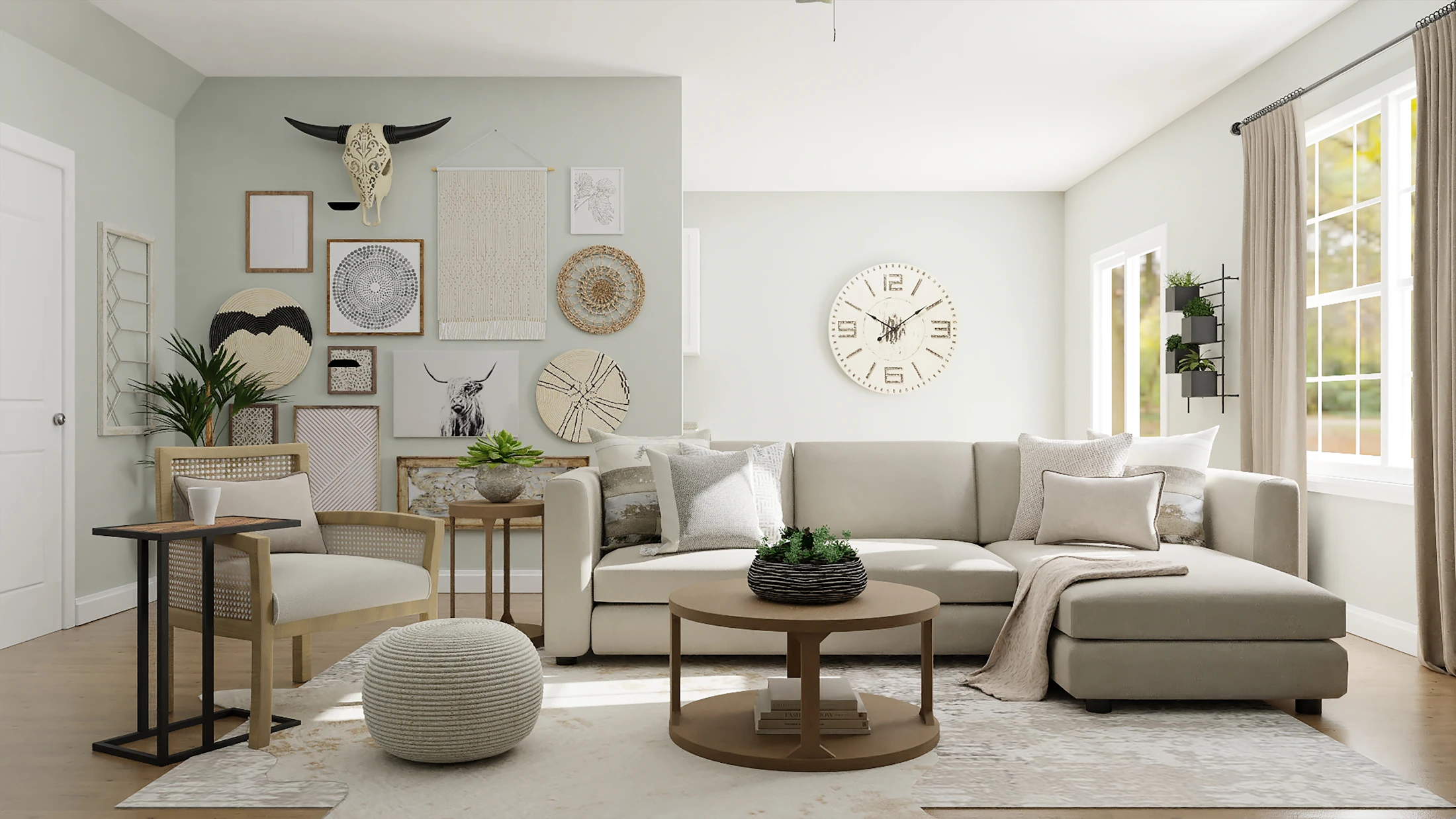 Premium living space with floor-to-ceiling windows